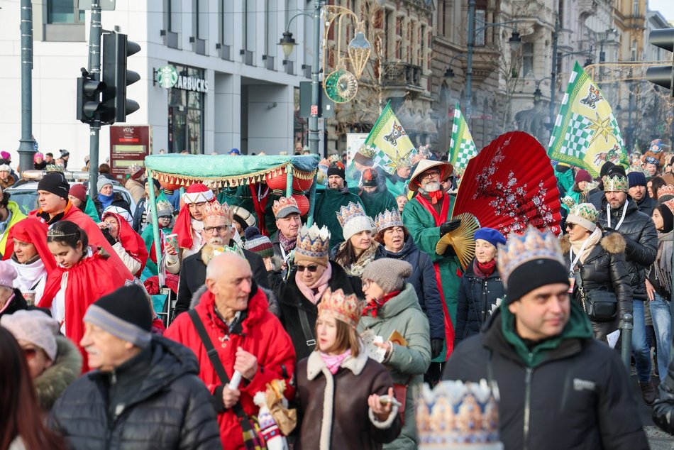 Łódź. Orszak Trzech Króli