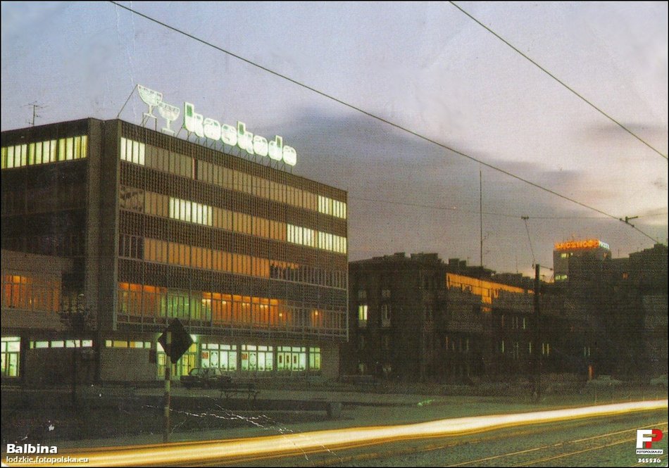 Kaskada przy ul. Narutowicza - rok 1975