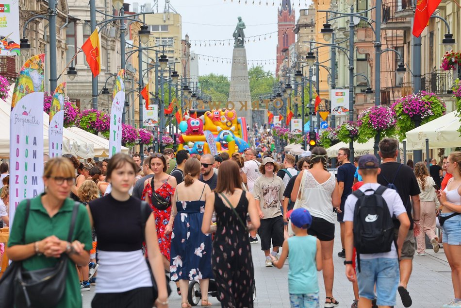 601. Urodziny Łodzi na ul. Piotrkowskiej