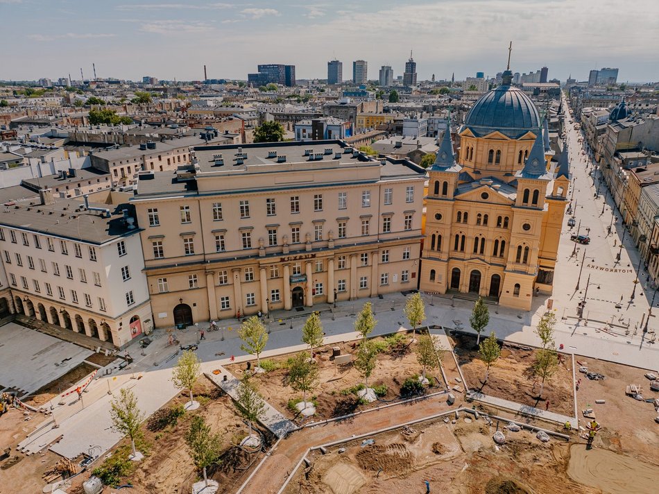 Plac Wolności w remoncie