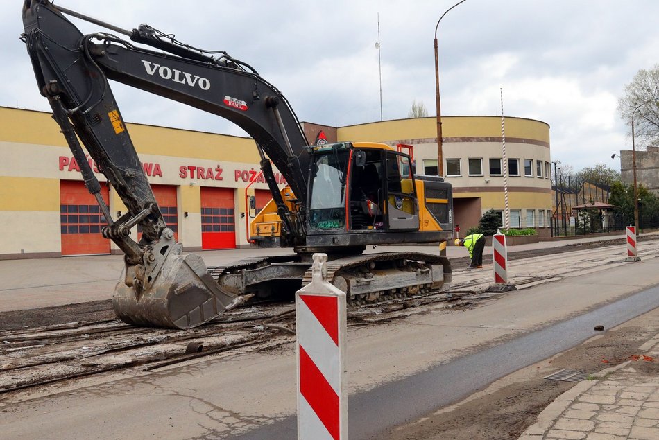 Przybyszewskiego w remoncie. Sprawdzamy, jak przebiegają prace.