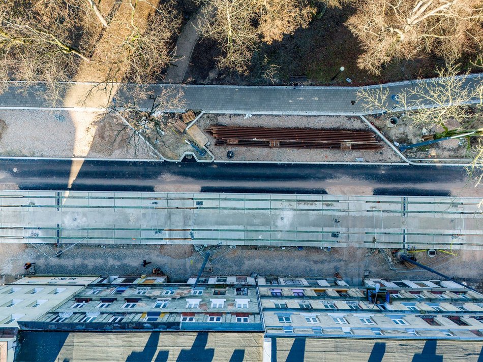 Przybyszewskiego w przebudowie