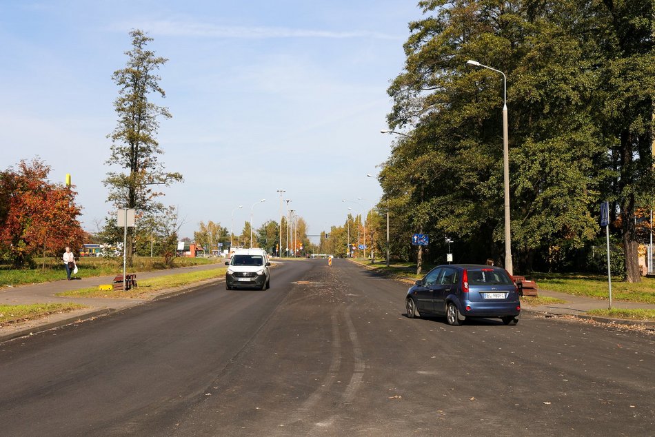 nowa gładka jezdnia na Kaczeńcowej