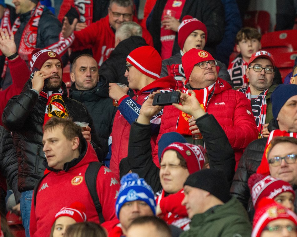 Łódź. Widzew Łódź - GKS Katowice. Znajdź się w galerii zdjęć