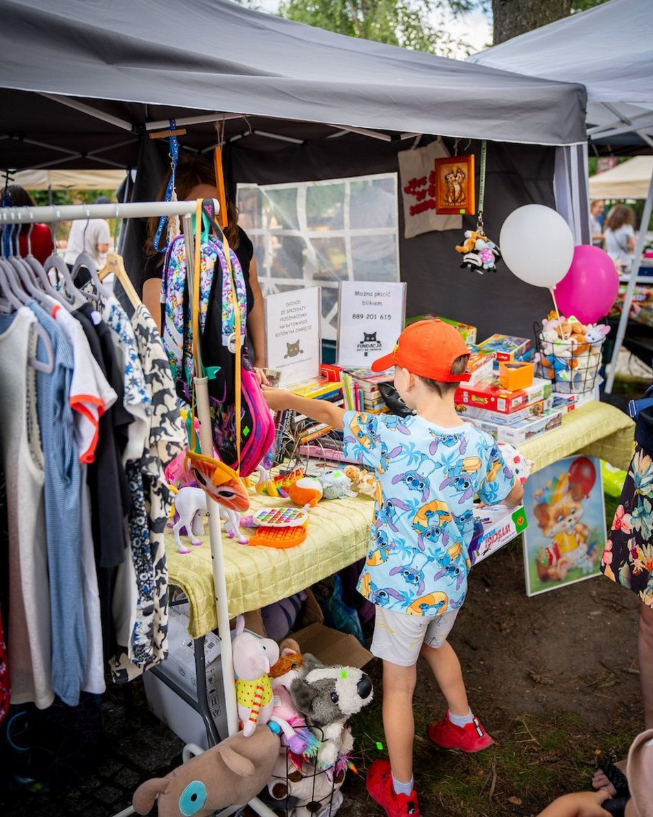 Łódź. Lipcowy targ staroci na Księżym Młynie. Miłośnicy rzeczy z duszą nie zawiedli