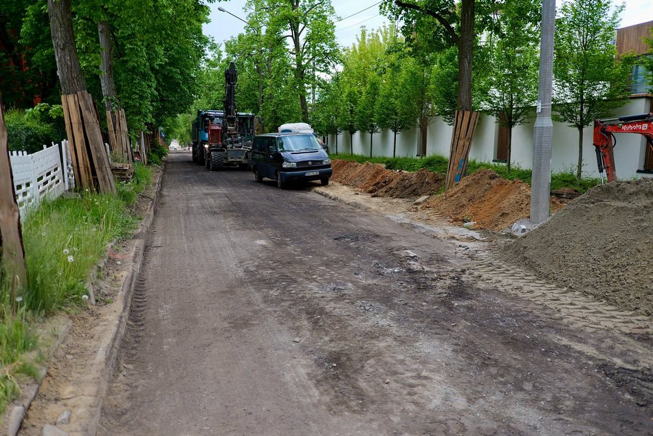 Łódź. Remont Biegańskiego