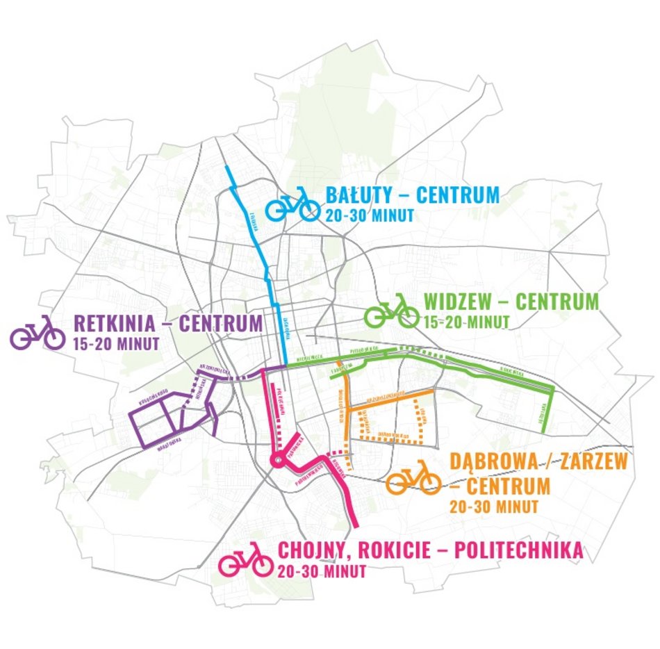 Łódź. Rowerem po mieście szybko i wygodnie