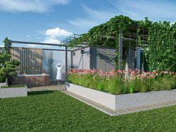 Łódź. Nowe mieszkania przy Pomorskiej. Narożnik zabudowany