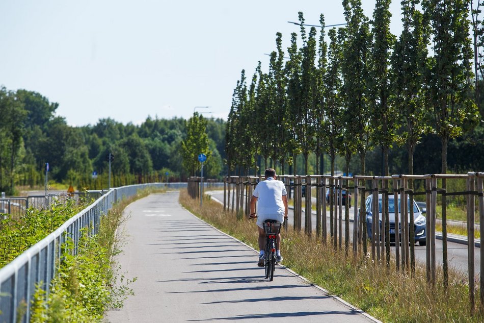 Droga rowerowa na Trasie Górna