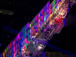 Co tam się działo! Pasaż Schillera pełen koncertów, świateł i instalacji