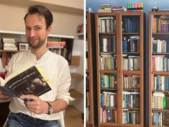 Adam Piskorek i jego biblioteka