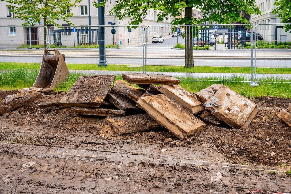 Łódź. Remont krańcówki MPK Łódź przy Północnej wystartował. Modernizacja pełna parą!