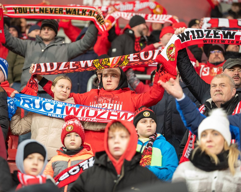 Łódź. Widzew Łódź - GKS Katowice. Znajdź się w galerii zdjęć