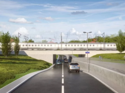 Łódź Widzew. Tunel przy Hetmańskiej i wiadukt przy Malowniczej