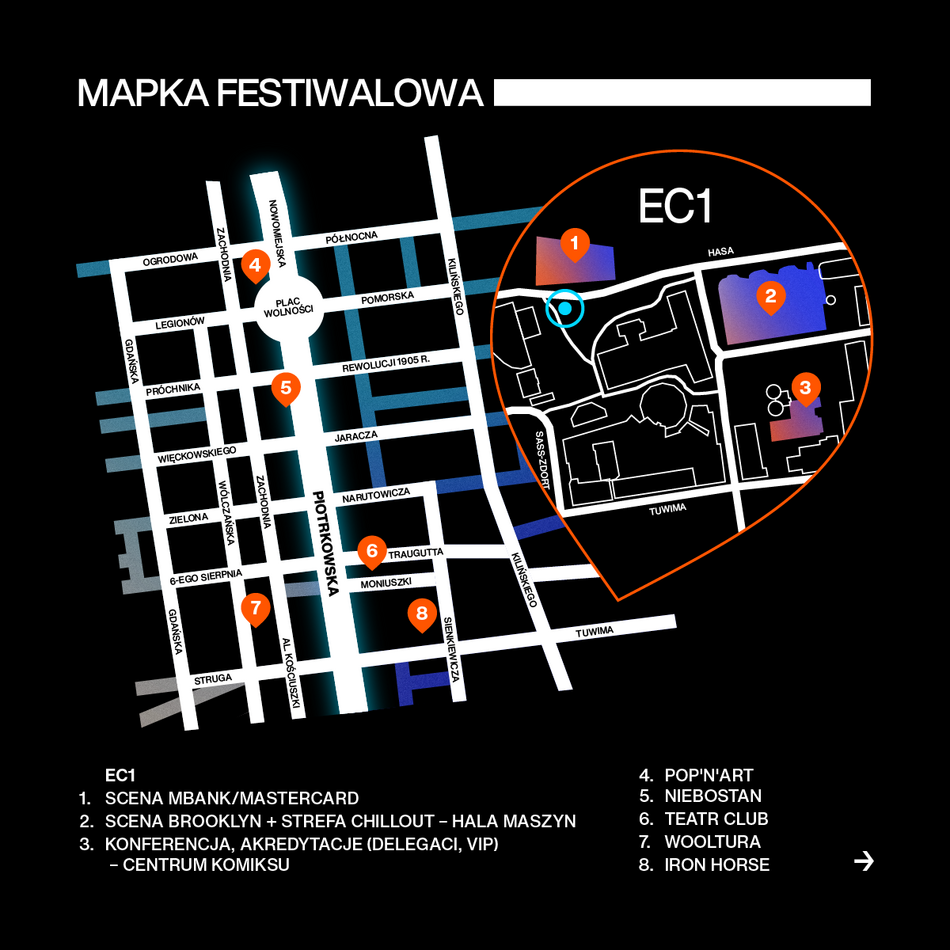 mapka lokalizacji festiwalu Great September
