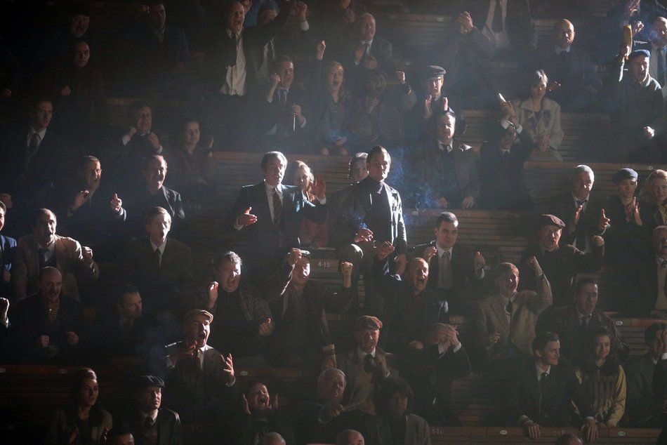 Plan filmowy w Hali Sportowej w Łodzi