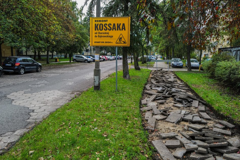 Remont Zbaraskiej i Kossaka