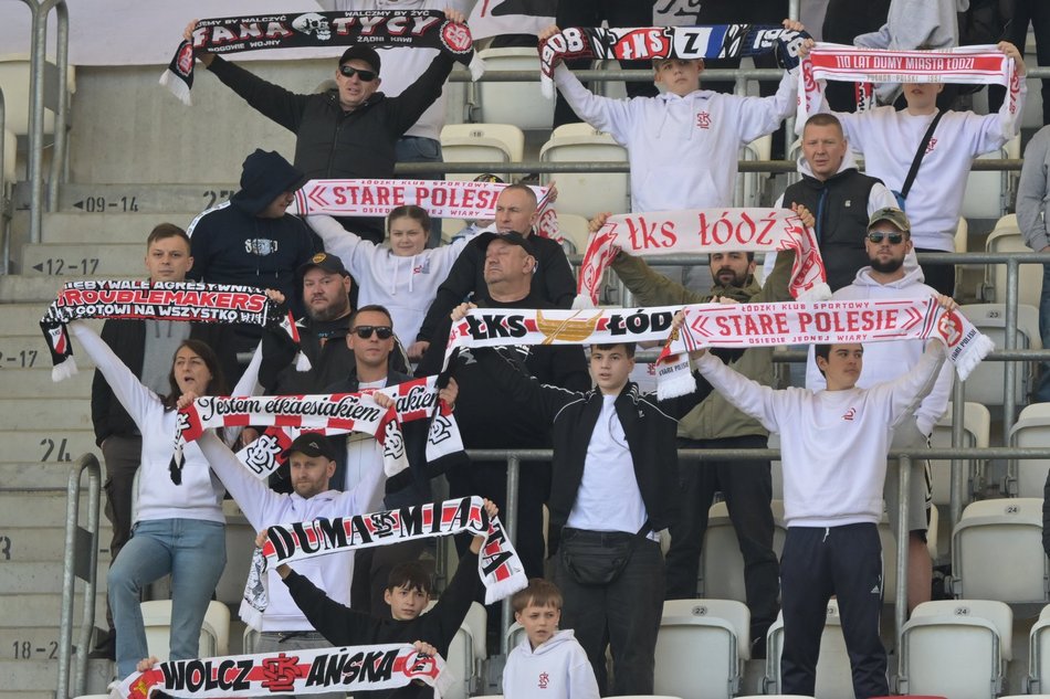 Kibice na meczu ŁKS Łódź ze Stalą Rzeszów. Byłeś? Odszukaj się w galerii