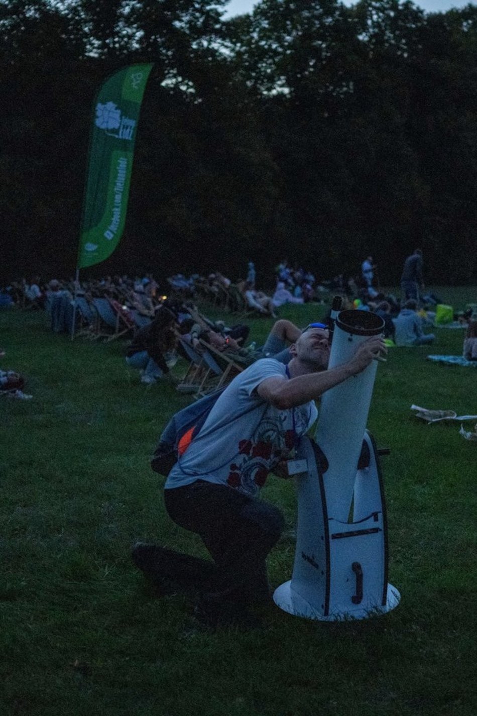 Łódź. Co to był za wieczór! Noc spadających gwiazd w Ogrodzie Botanicznym w Łodzi