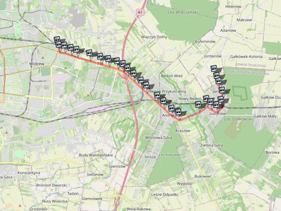 Łódź. Linia 202 MPK Łódź