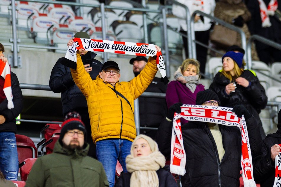 Łódź. Kibice na meczu ŁKS Łódź - Chrobry Głogów. Byłeś/aś? Znajdź się w galerii!