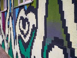 Łódź. Nowy mural w centrum Łodzi! Tak kolorowo tam jeszcze nie było