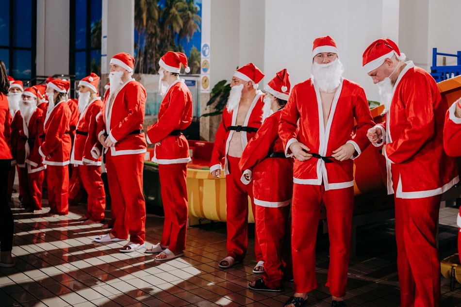 Aquapark Fala opanowały Mikołaje