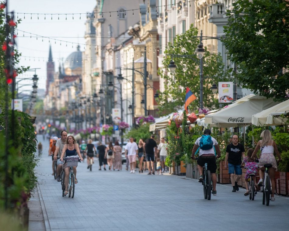 Piotrkowska tydzień przed 601. Urodzinami Łodzi