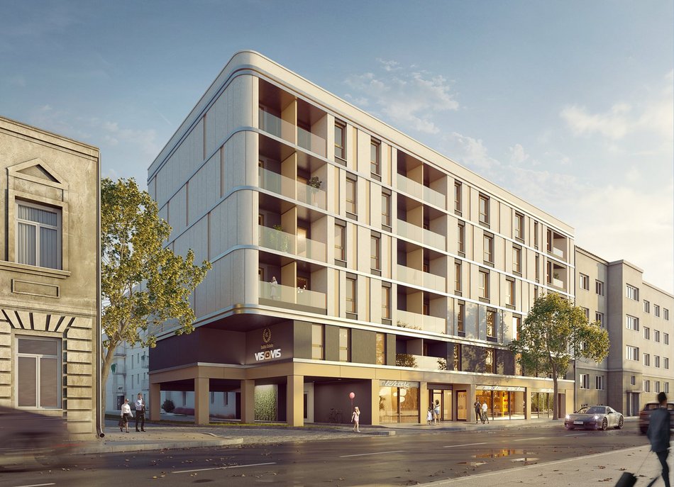 wizualizacja domu mieszkalnego