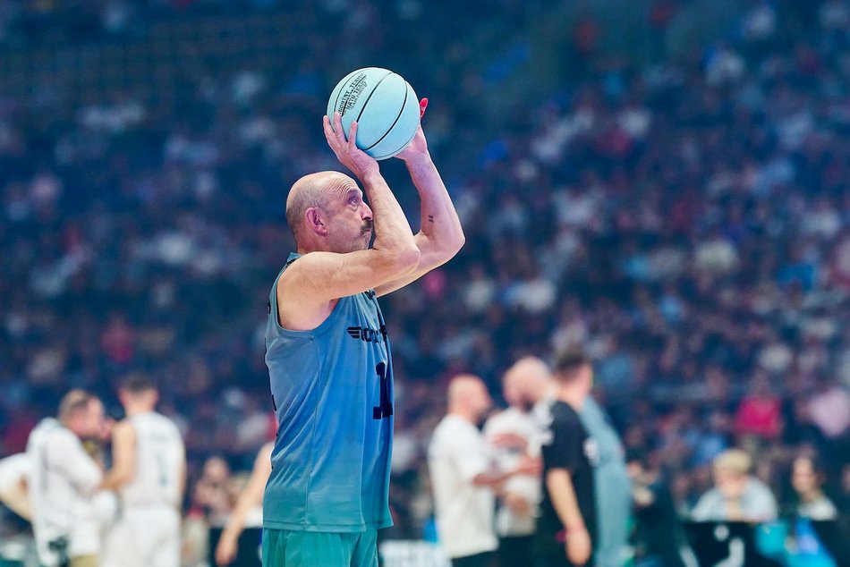 Łódź. Mecz Gortat Team vs NATO Team