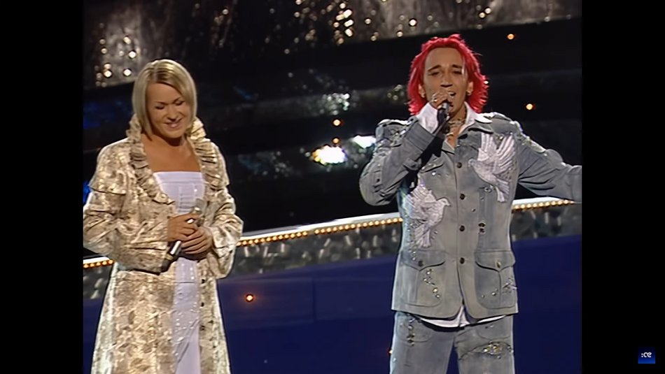 Zespół Ich Troje podczas Eurowizji 2003