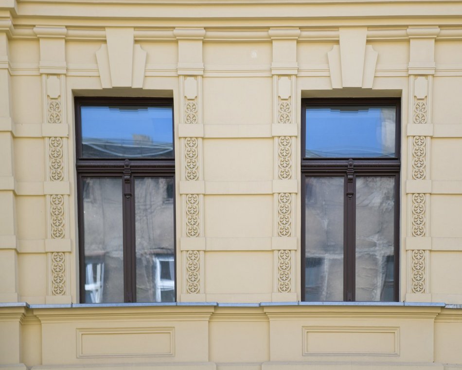 Kamienice z ul. Rewolucji 1905 r. 13, 15 i 17 po remoncie