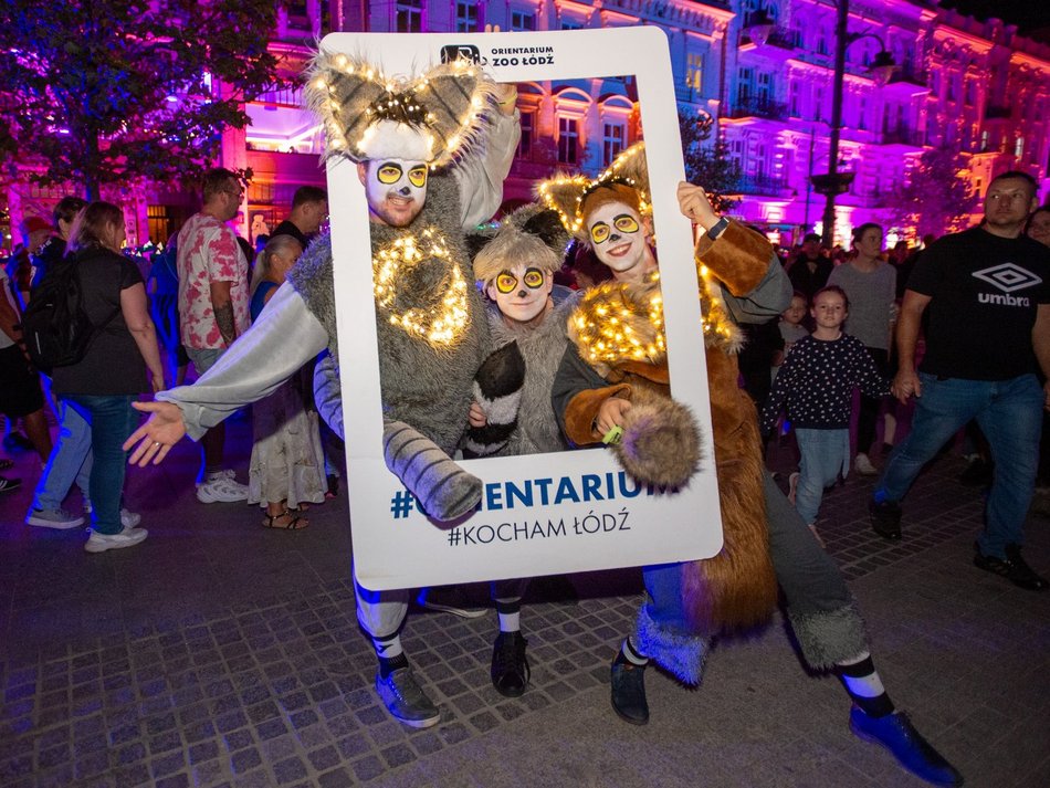 Piotrkowska podczas Light Move Festival 2023