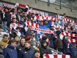 Kibice na meczu ŁKS Łódź - Chojniczanka Chojnice