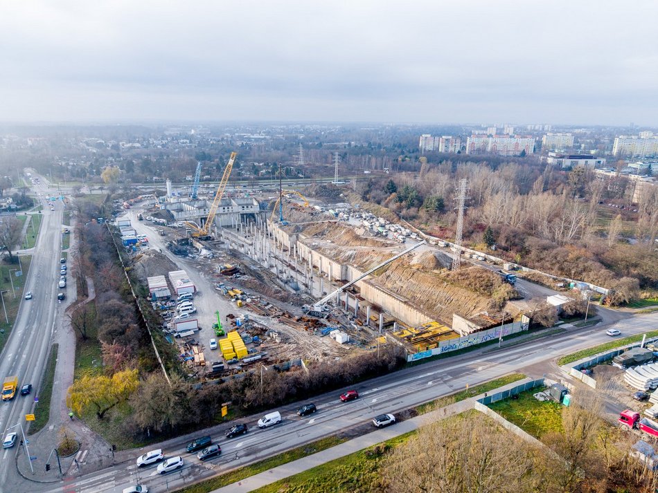 Tunel pod Łodzią. Budowa stacji Łódź Koziny nie zwalnia tempa