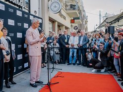 Łódź. Michał Żebrowski z gwiazdą w Alei Gwiazd w Łodzi! Znakomity aktor uhonorowany!