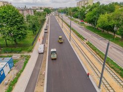 Łódź. Blisko końca przebudowy al. Śmigłego-Rydza i ul. Niższej