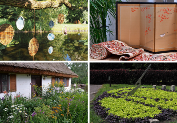 Ogród Botaniczny w Łodzi to nie tylko rośliny. Skansen, mozaika i zegar słoneczny