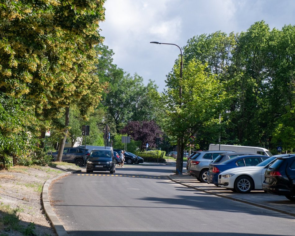 Ulica Ossowskiego po remoncie 