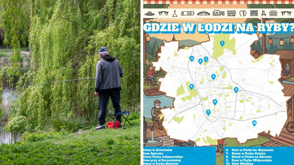 Gdzie na ryby w Łodzi? Parki i stawy znane doświadczonym wędkarzom