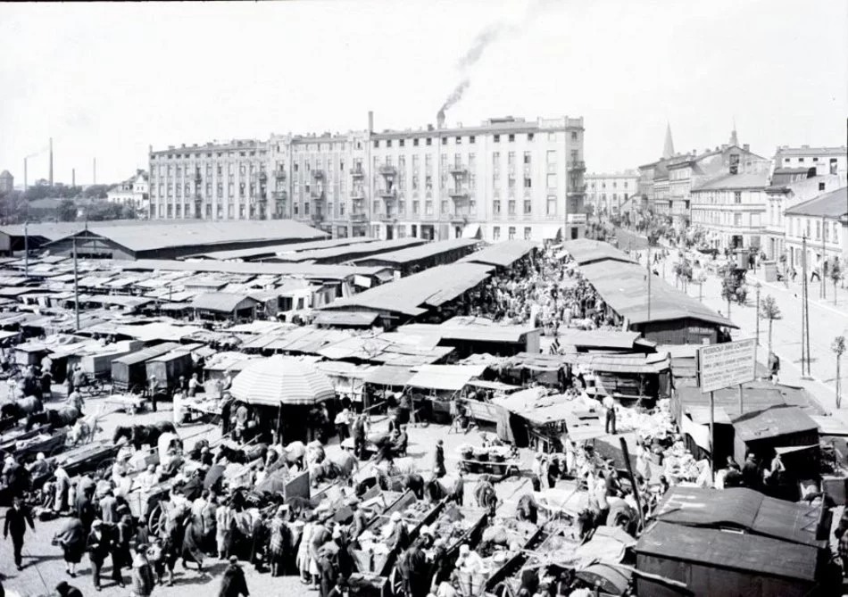 Plac Leonarda, fot. Archiwum Państwowe w Łodzi