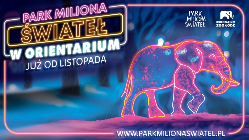 Park Miliona Świateł przy Orientarium Zoo Łódź