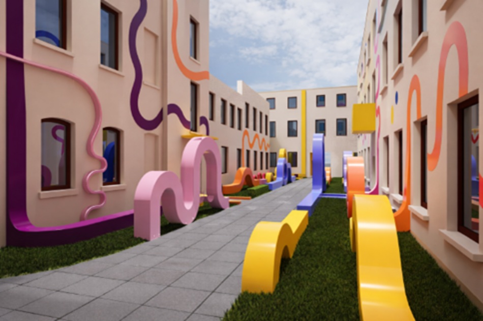 Łódź. Nowe podwórko artystyczne przy Piotrkowskiej 20. Wizualizacje