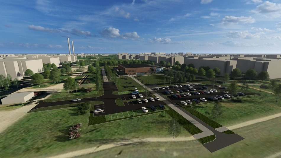 Łódź. Aquapark Widzew w Łodzi w budowie. Prace zgodnie z harmonogramem! - wizualizacja