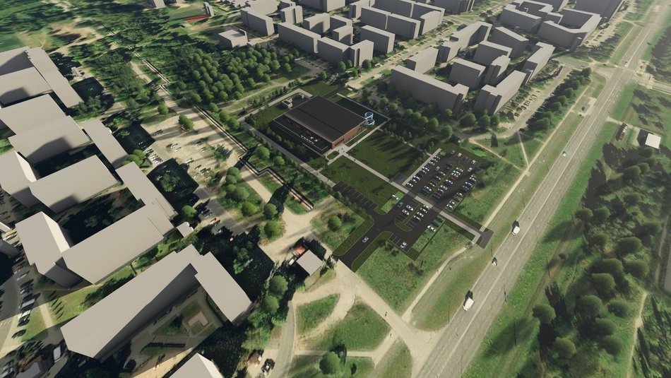 Łódź. Aquapark Widzew w Łodzi w budowie. Prace zgodnie z harmonogramem! - wizualizacja