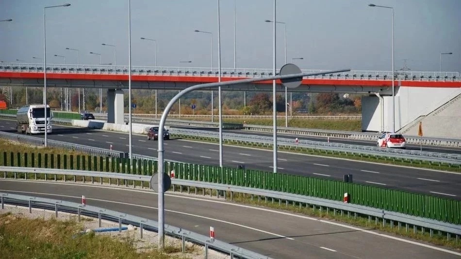 Łódź. Autostrada A2 między Łodzią a Warszawą