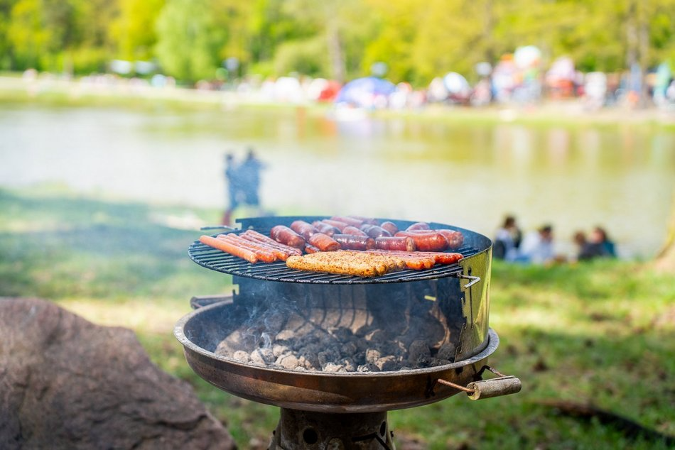 Łódź. Grill