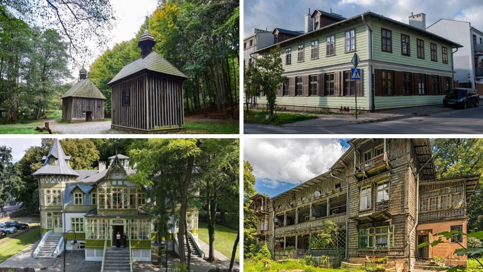 Łódź. Najpiękniejsze drewniane budynki w Łodzi