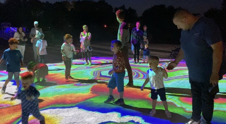 Łódź. Strefa LMF Kids na Light Move Festival 2025 Łódź