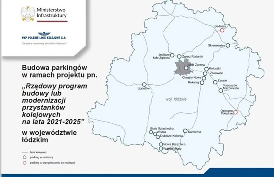 Łódź. Wielkie inwestycje kolejowe w Łódzkiem. 1000 miejsc parkingowych, pociąg do Chorwacji i więcej połączeń